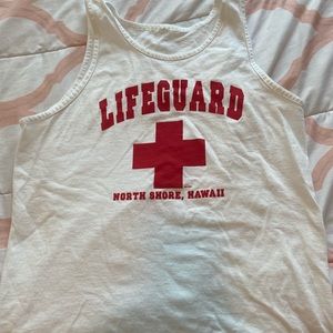 Medium Life Guard Hawaii Tank Top